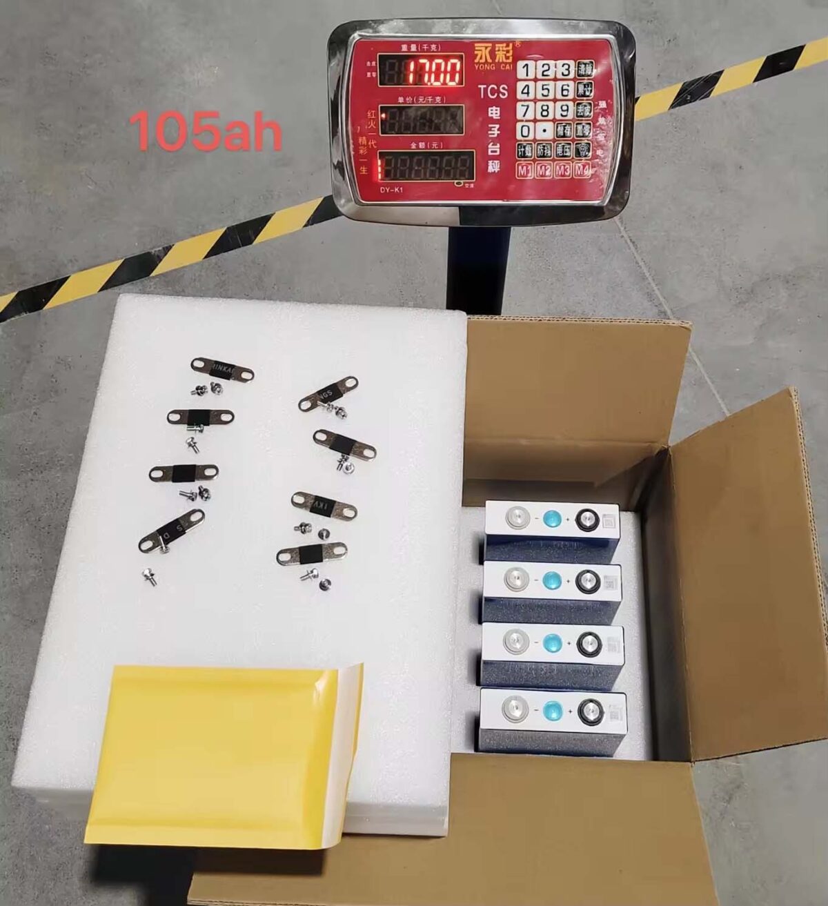 Brand New EVE 105Ah 3.2V Rechargeable Lithium Battery Iron Phosphate Cell  105Ah Lifepo4 For Solar Power System - Image 2